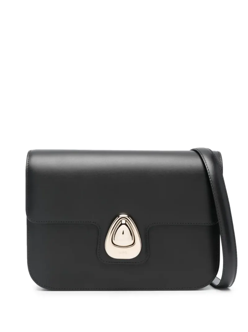A.P.C. Astra Schultertasche in Schwarz