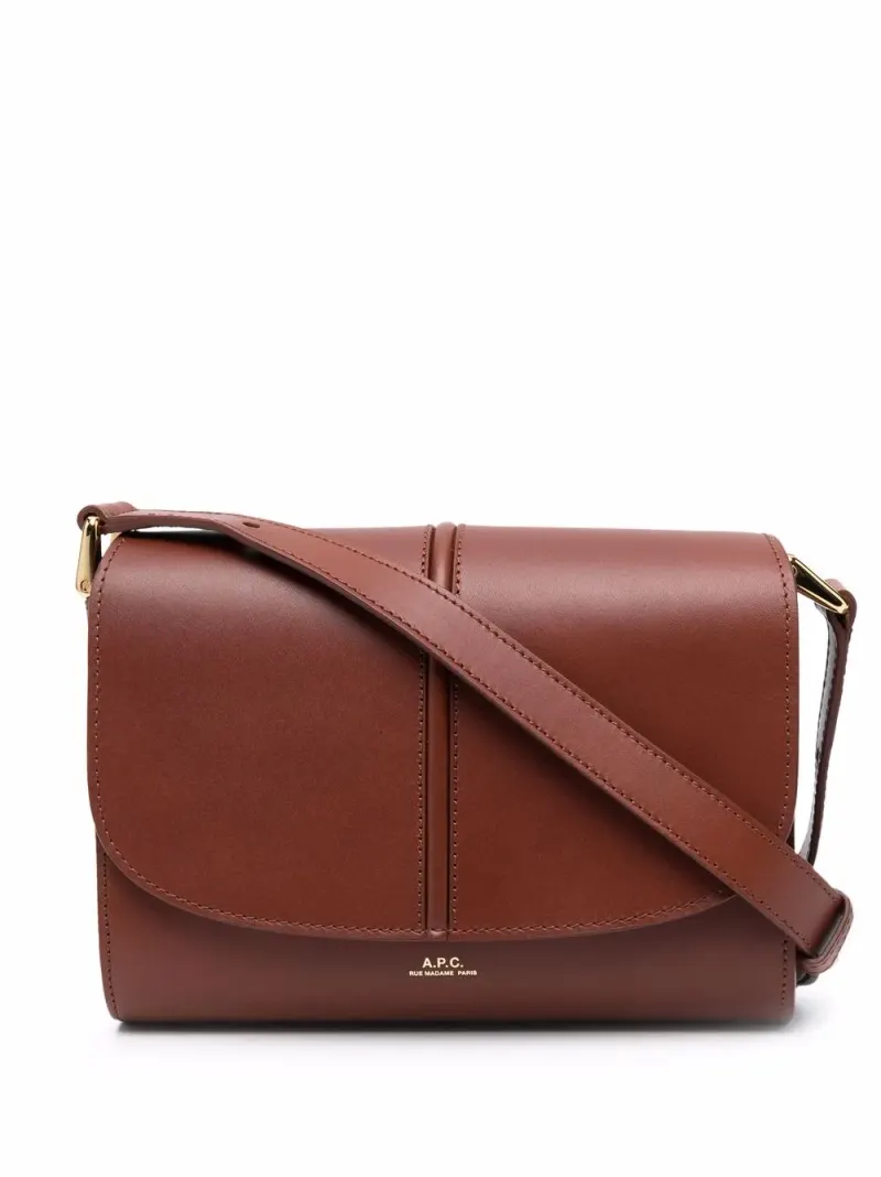 A.P.C. Kleine Betty Horizon Umhängetasche in Braun