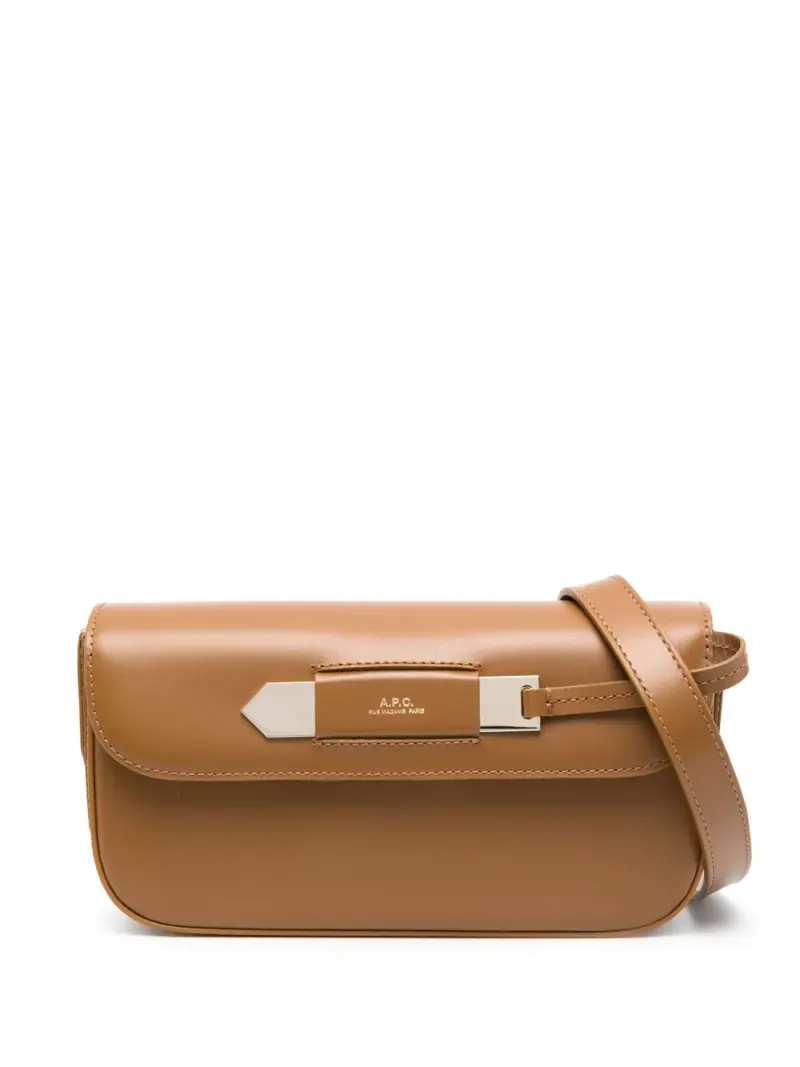A.P.C. Charlotte Schultertasche in Braun