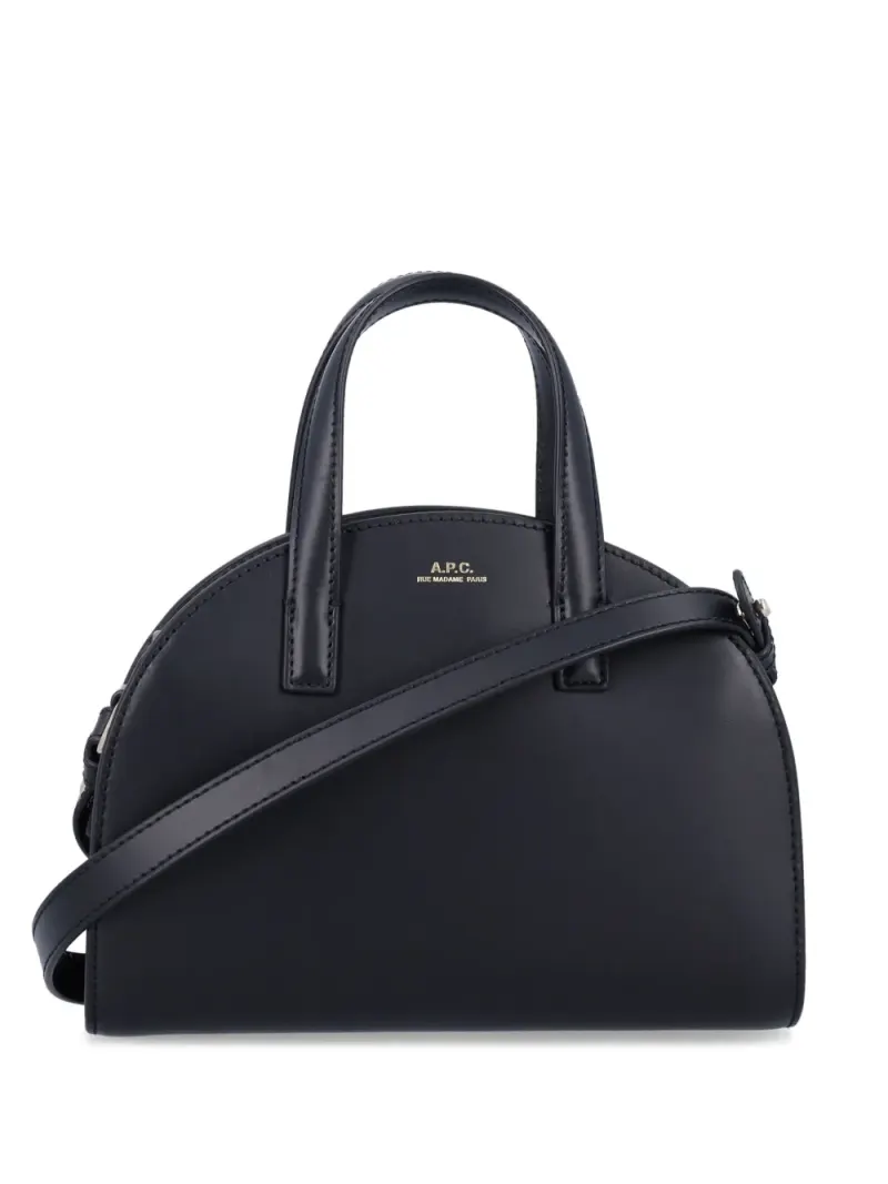 A.P.C. Kleine Demi-Lune Tote Bag in Schwarz
