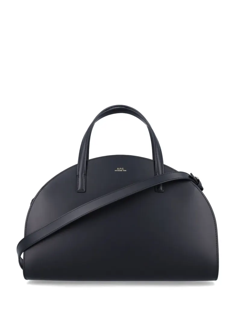 A.P.C. Demi-Lune Tote Bag in Schwarz