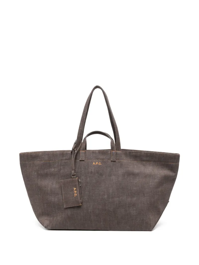 A.P.C. Dummer Tote Bag in Braun