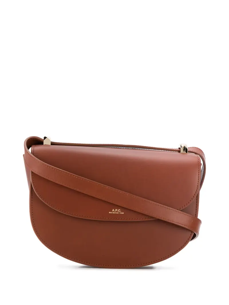 A.P.C. 'Geneve' Schultertasche in Braun