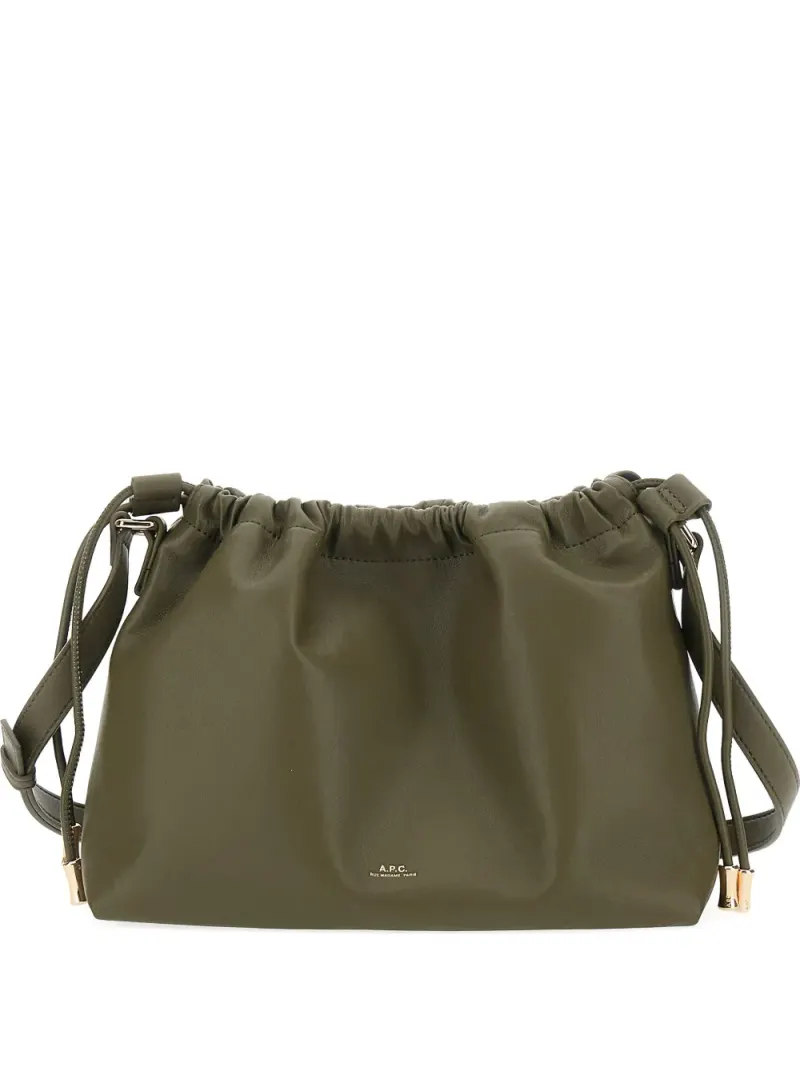 A.P.C. Geraffte Schultertasche