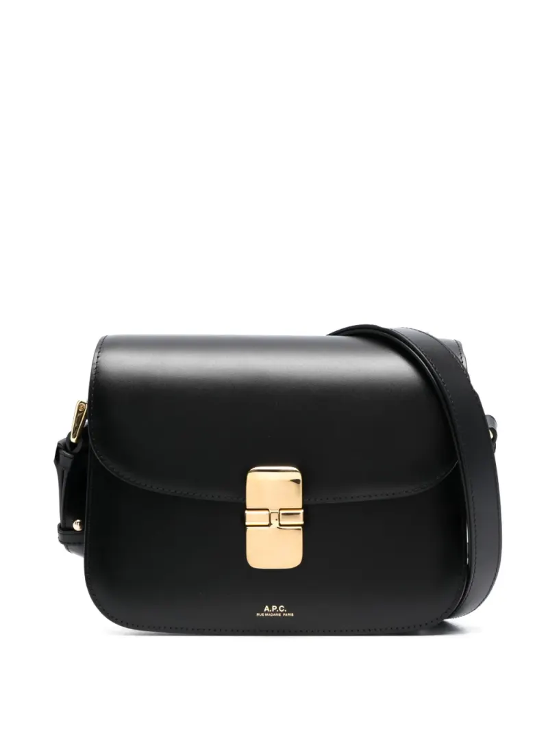 A.P.C. Kleine Grace Umhängetasche in Schwarz