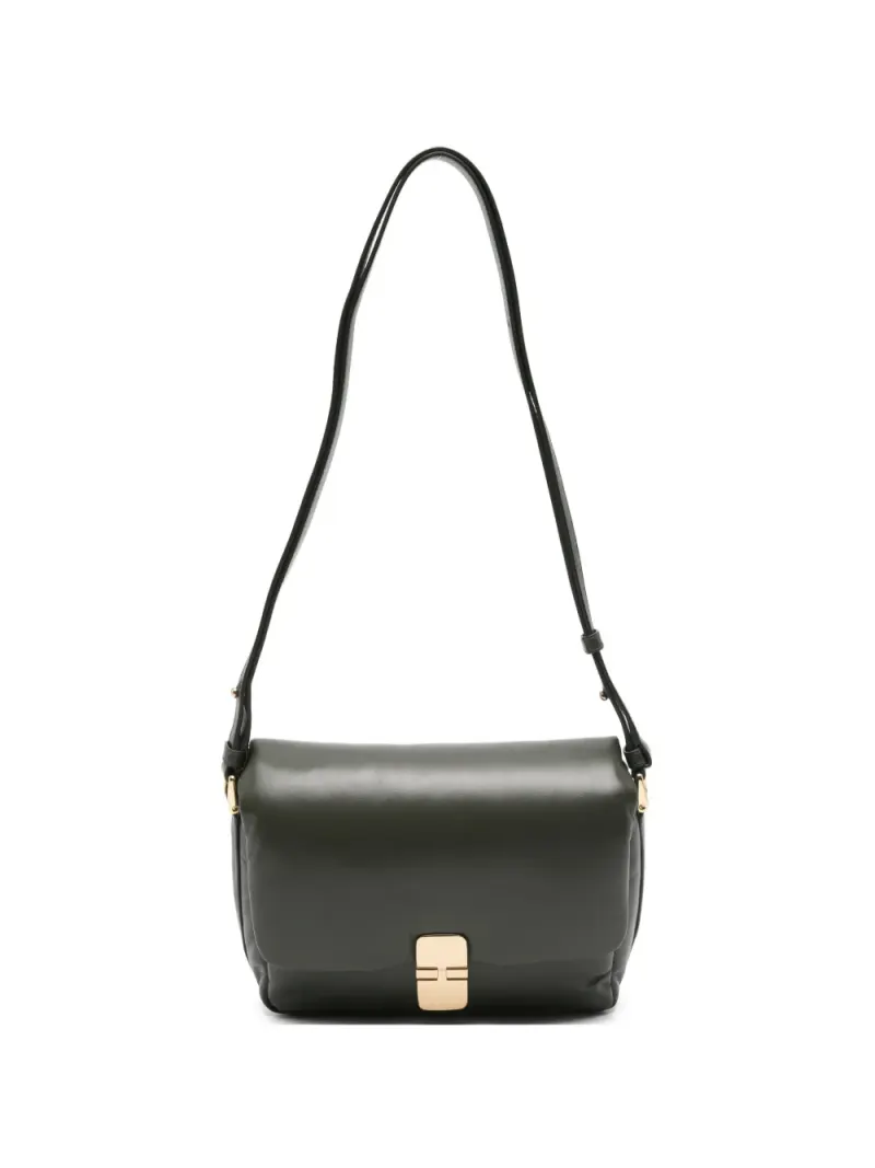 A.P.C. Jad leather shoulder bag in Grün