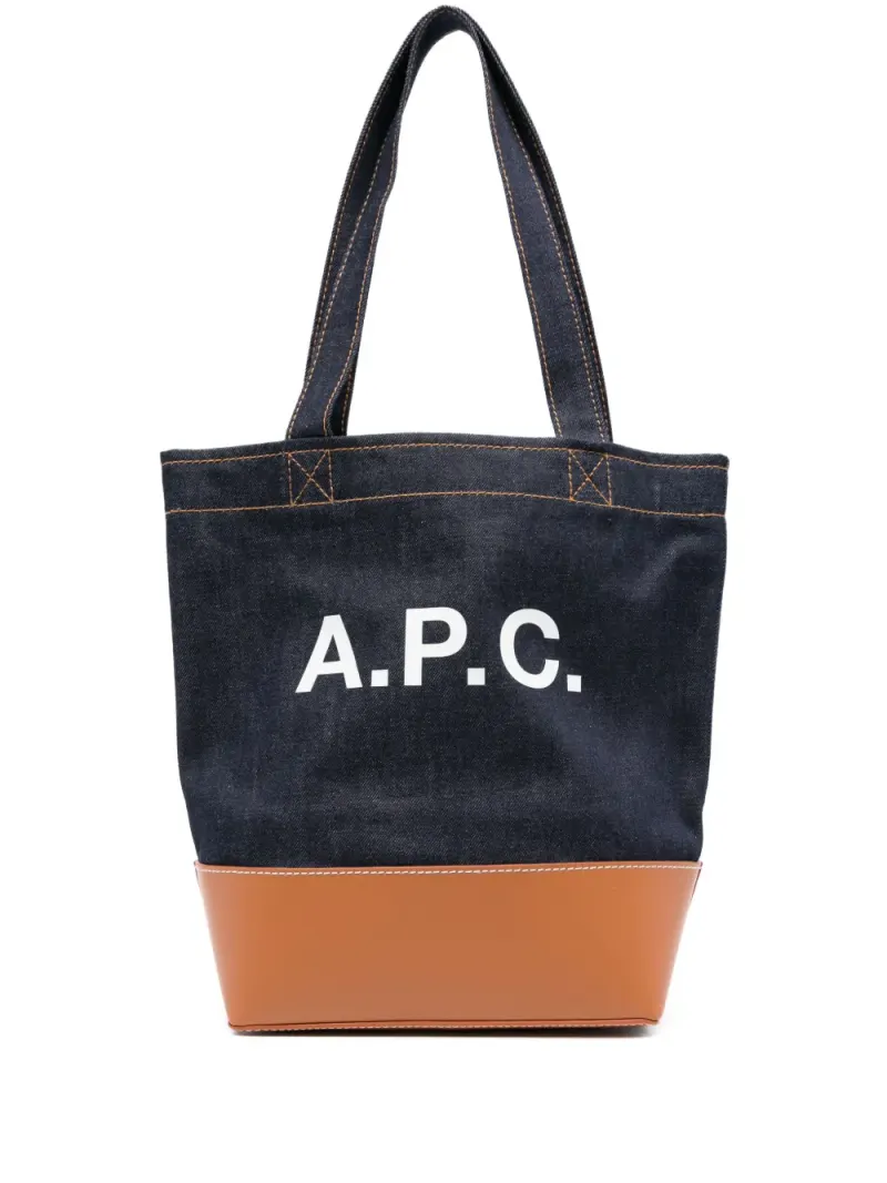 A.P.C. Jeans-Tote Bag mit Logo-Detail