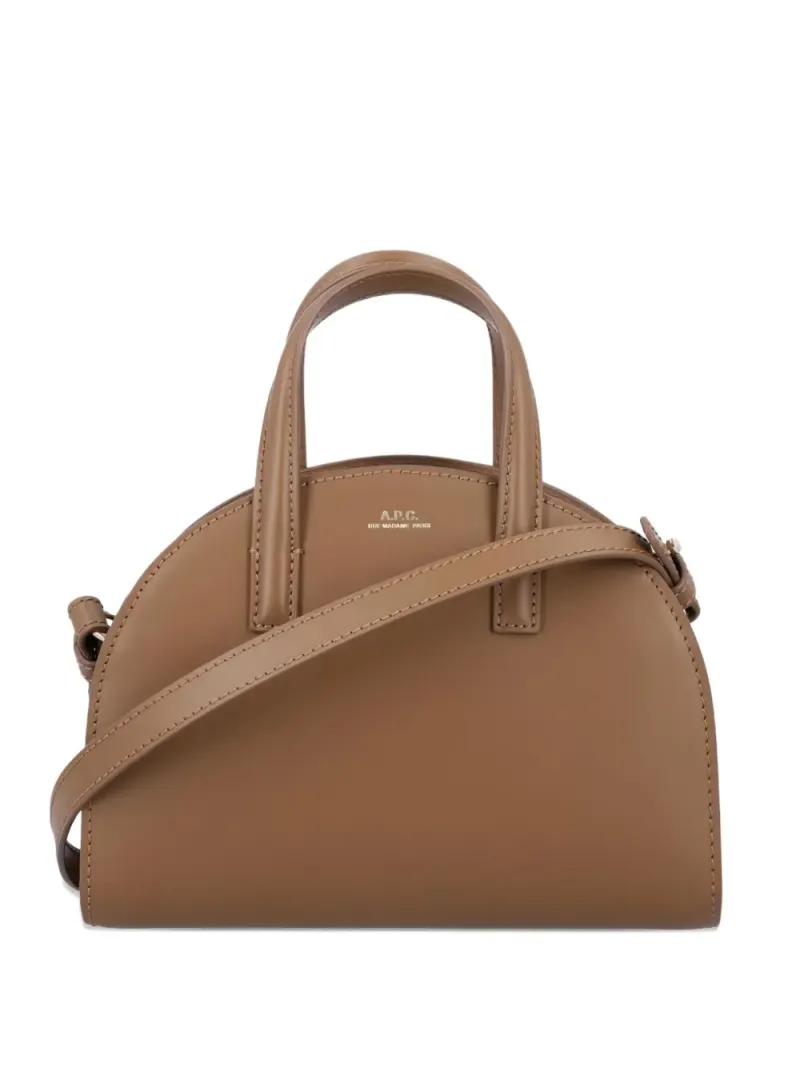 A.P.C. Klassische Schultertasche in Braun