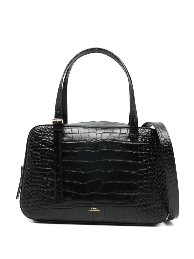 A.P.C. Klassische Tote Bag in Schwarz