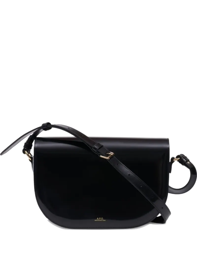 A.P.C. Le B Side Schultertasche in Schwarz