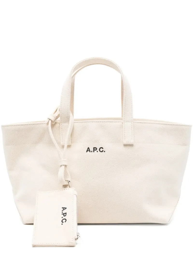 A.P.C. A.P.C. Le Drummer Toile Tote Bags