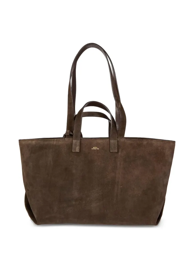 A.P.C. Le Drummer Tote Bag in Braun