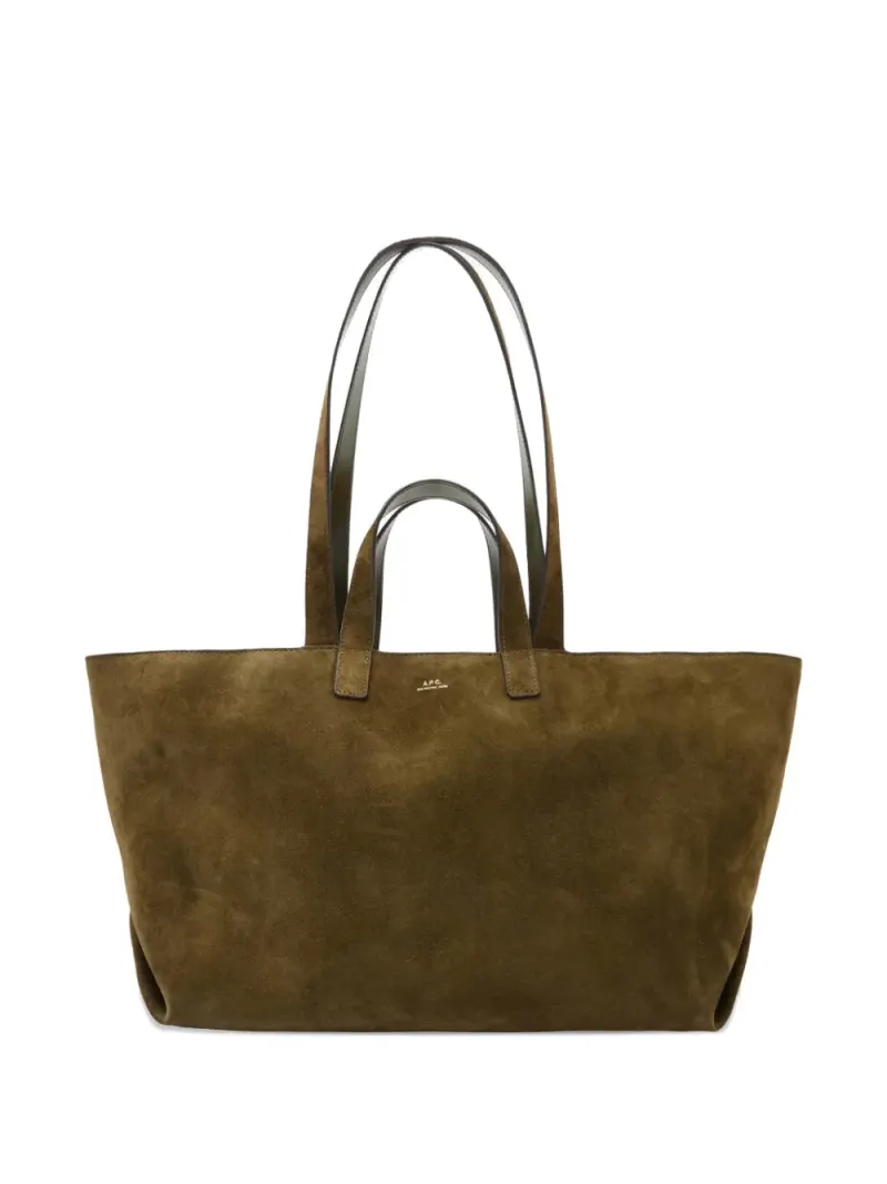 A.P.C. Le Drummer Tote Bag in Braun