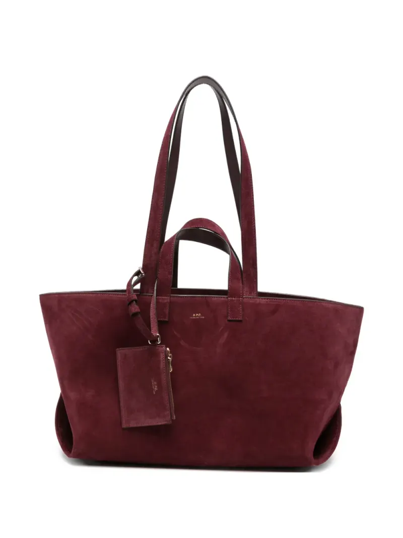 A.P.C. Le Drummer Tote Bag in Rot