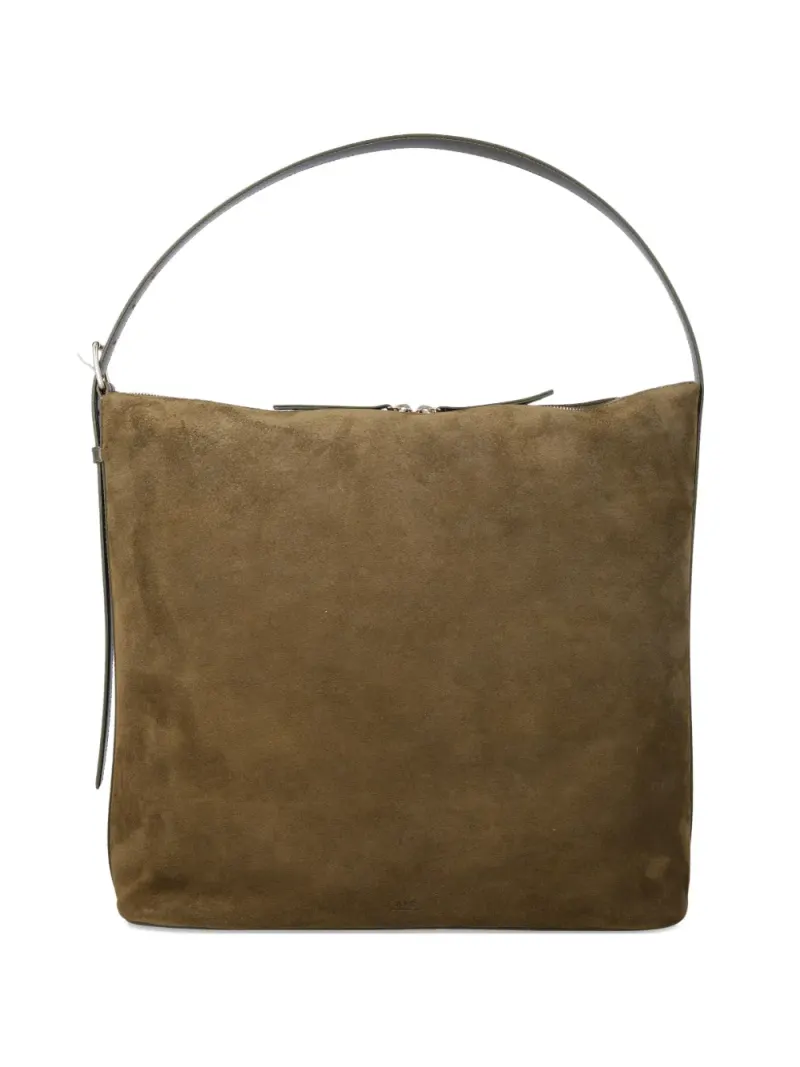 A.P.C. Maxi Vera Tote Bag Maxi in Braun