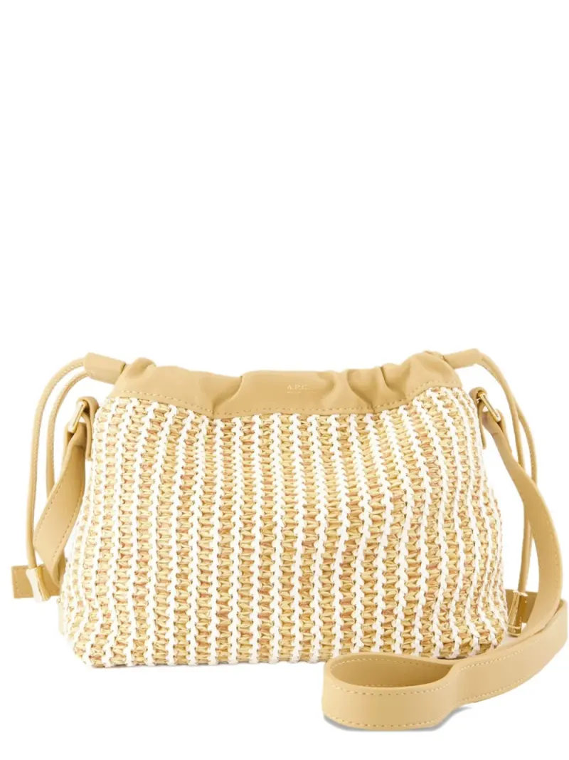 A.P.C. Mini Ninon Umhängetasche Mini in Nude