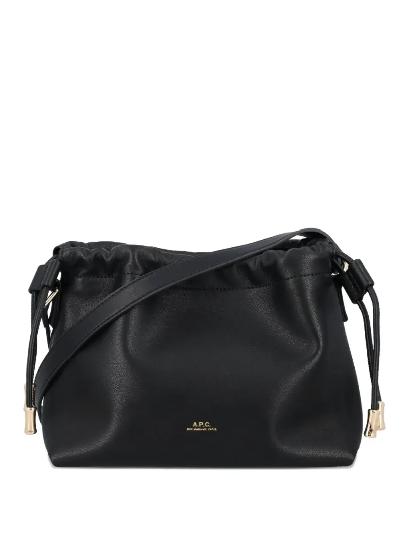 A.P.C. Ninon Schultertasche in Schwarz