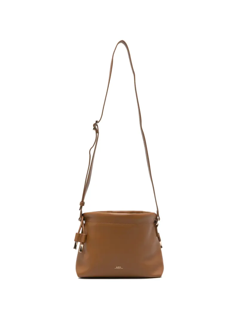 A.P.C. Ninon Schultertasche mit Kordelzug in Braun