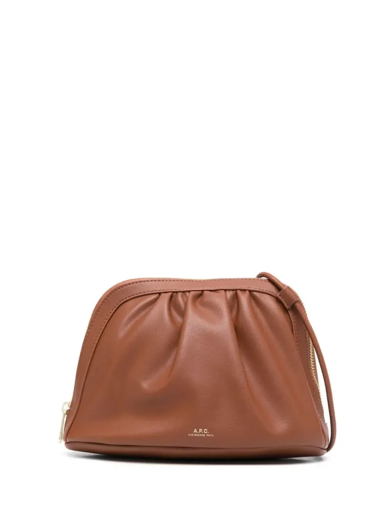 A.P.C. Schultertasche in Lederoptik