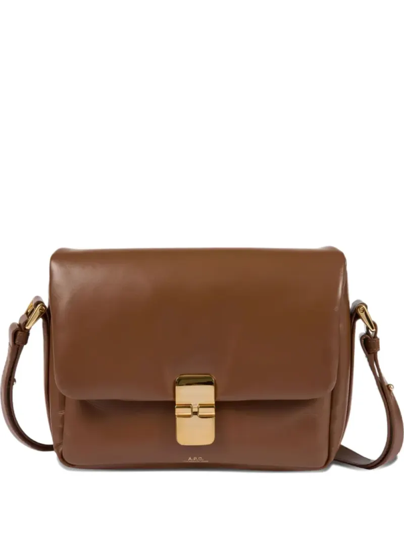 A.P.C. Soft Grace Umhängetasche in Braun