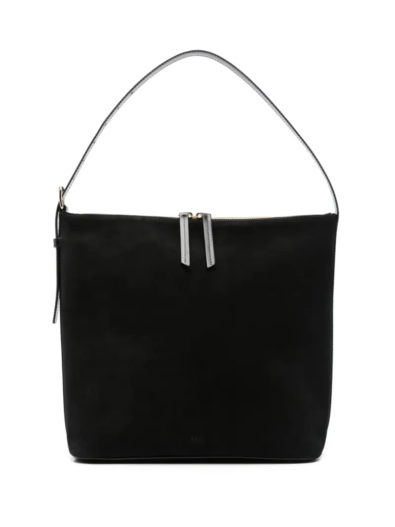 A.P.C. Vera Schultertasche in Schwarz