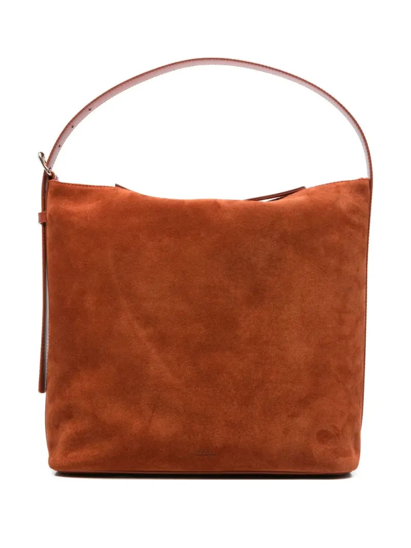 A.P.C. Vera Tote Bag aus Wildleder in Braun Wildleder-Leder