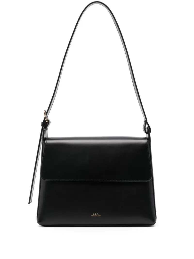 A.P.C. Virginie Schultertasche in Schwarz