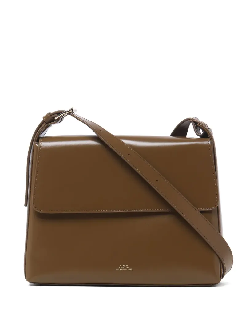 A.P.C. Virginie Schultertasche in Braun