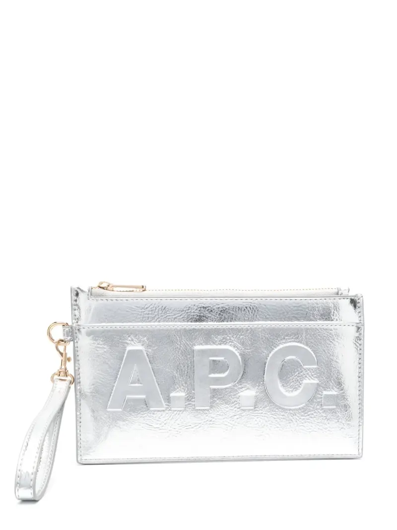 A.P.C. Clutch mit Reißverschluss