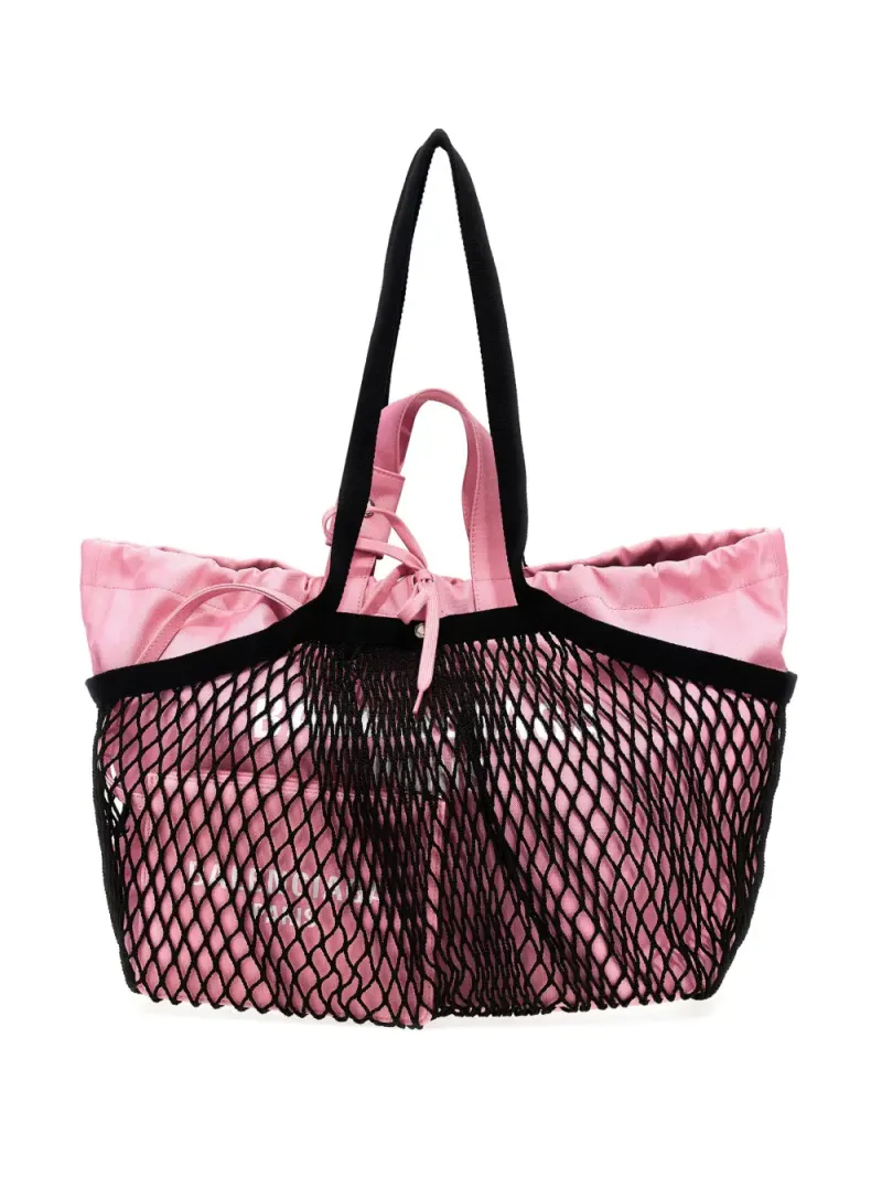 Balenciaga Kleiner 24/7 Mesh-Tote Bag im Layering-Look