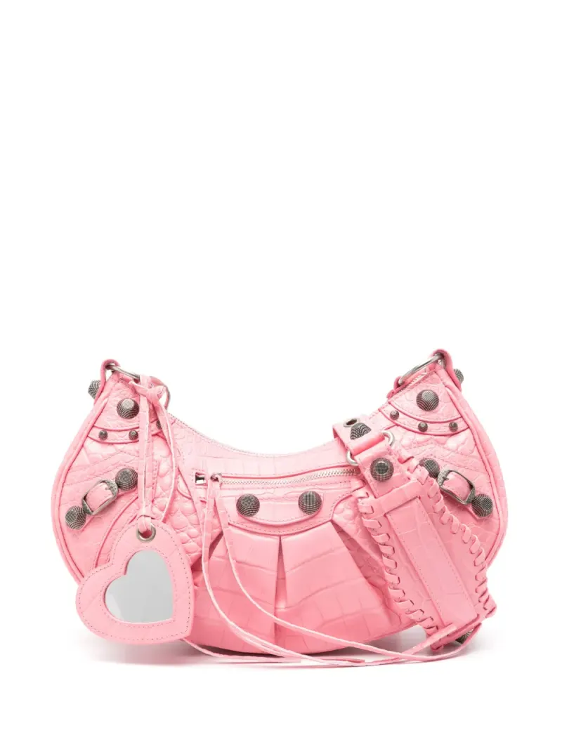 Balenciaga Le Cagole Schultertasche in Rosa