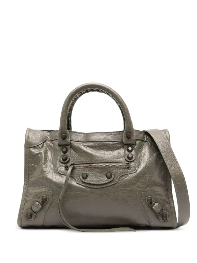 Balenciaga Kleine Le City Handtasche in Grün