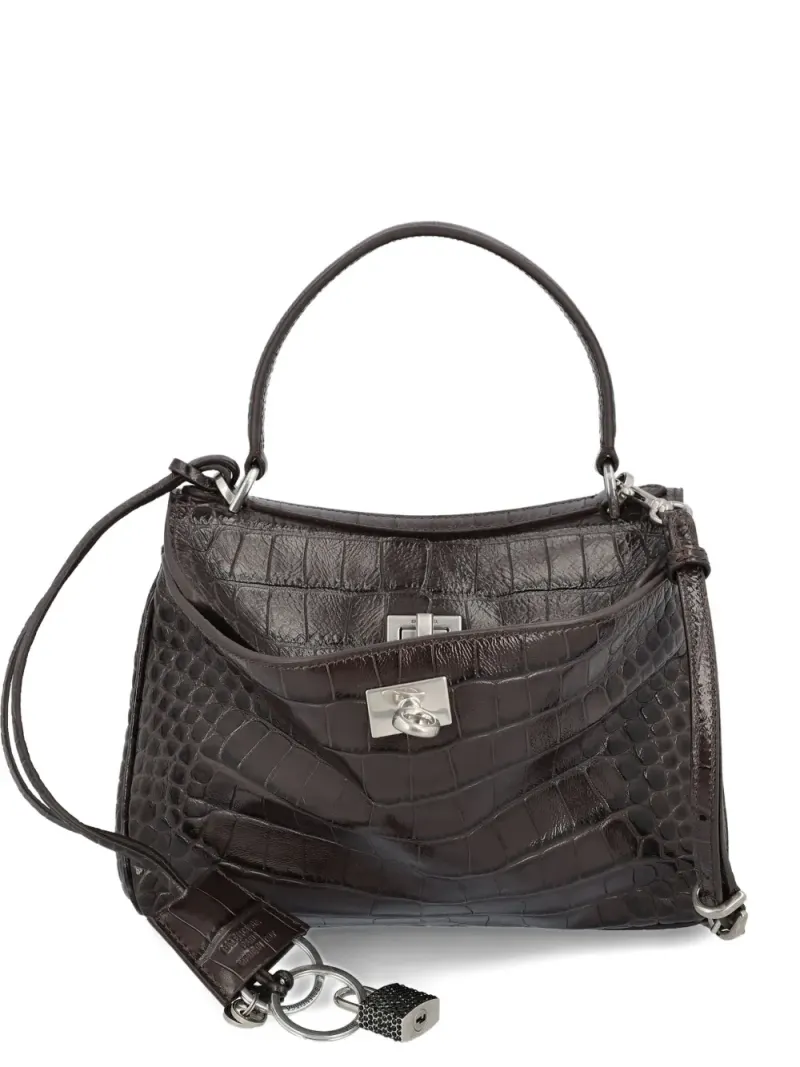 Balenciaga Rodeo Schultertasche in Braun