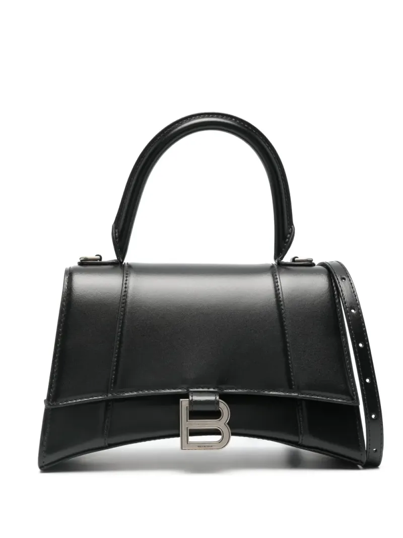 Balenciaga XS Hourglass Handtasche in Schwarz