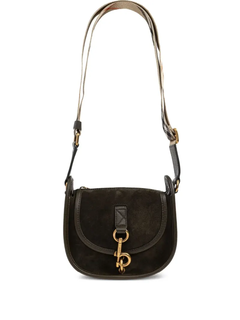 Burberry Mini B Clip Umhängetasche mit Haken Mini in Grün