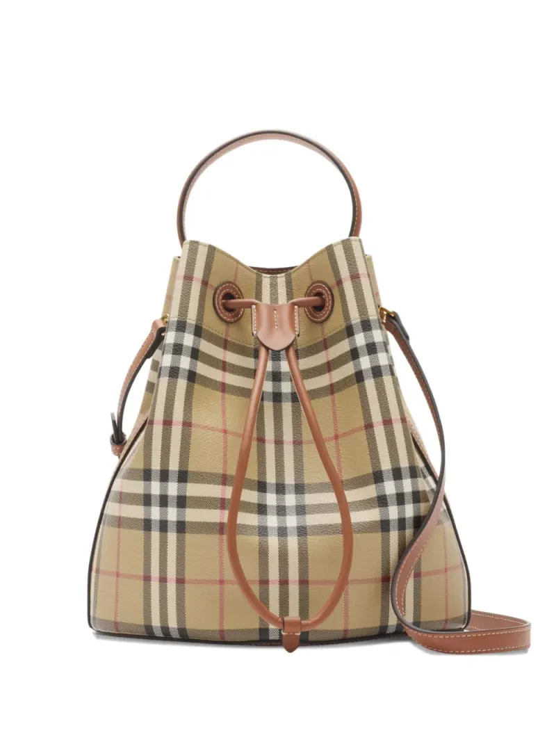 Burberry Kleine Check Beuteltasche