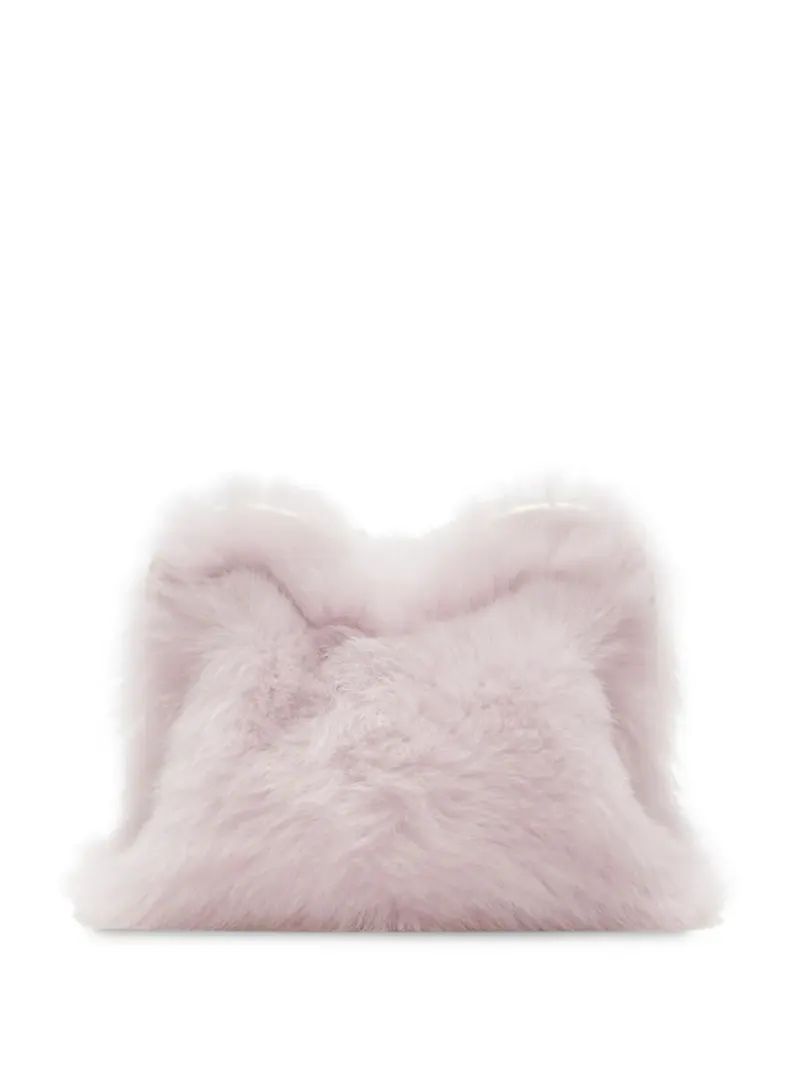 Burberry Clutch aus Faux Fur