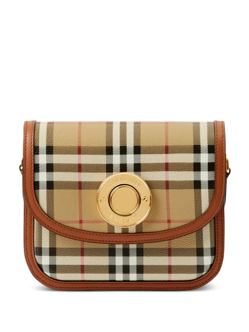 Burberry Kleine Elizabeth Umhängetasche in Nude