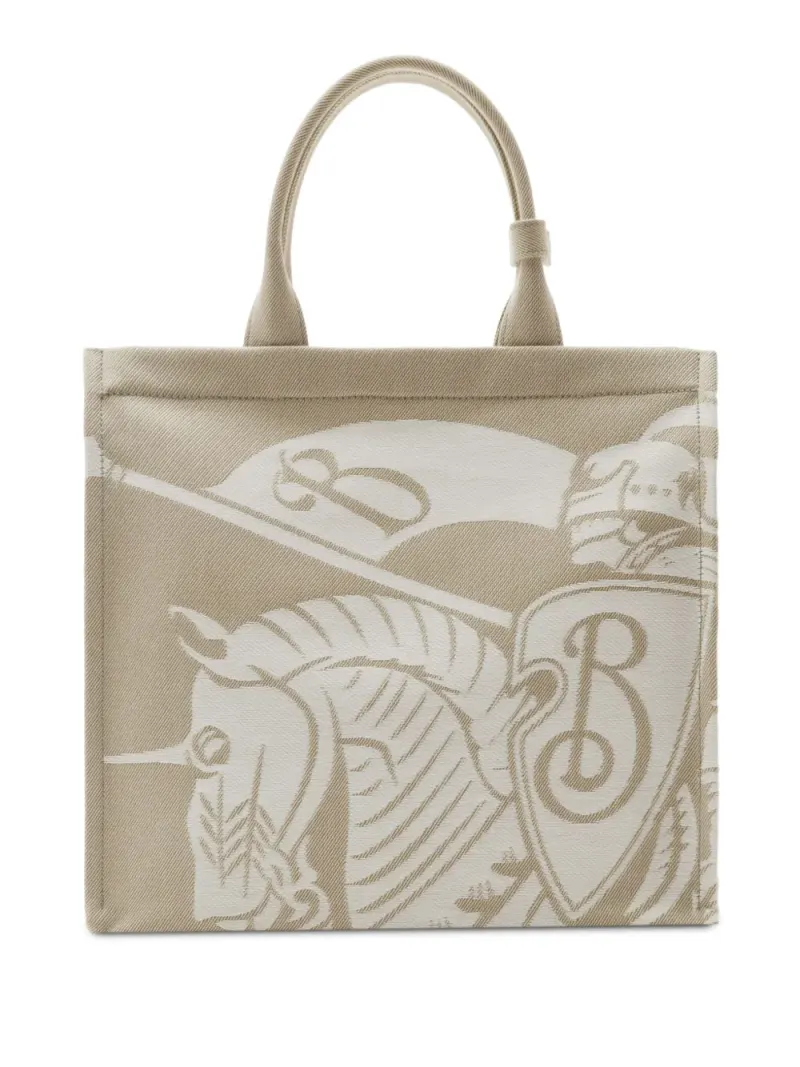 Burberry Kleine Equestrian Knight Handtasche in Nude