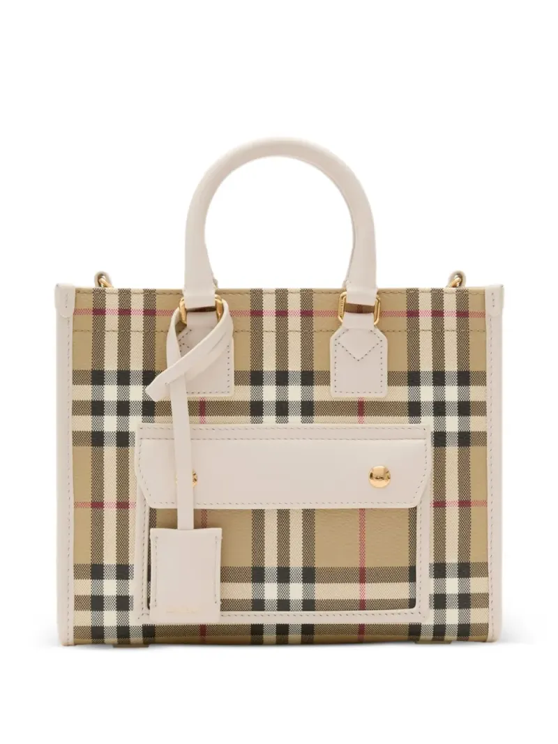 Burberry Mini Freya Tote Bag Mini in Nude