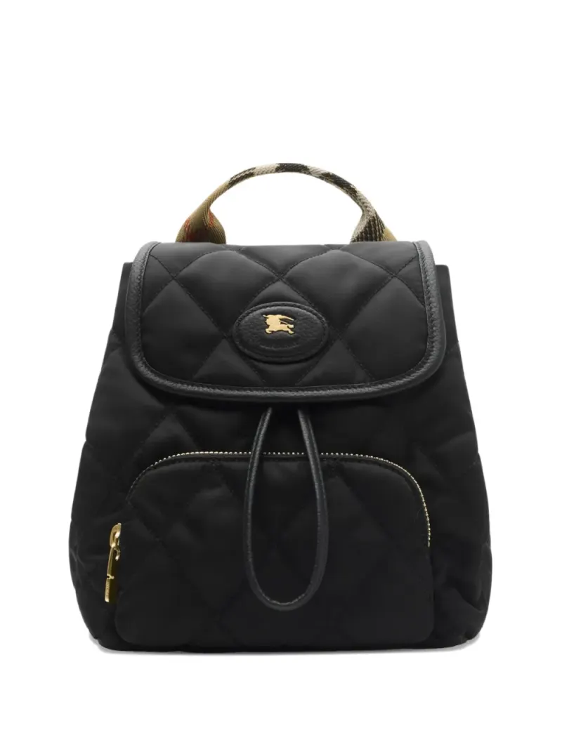 Burberry Gesteppter Rucksack mit Hufeisen