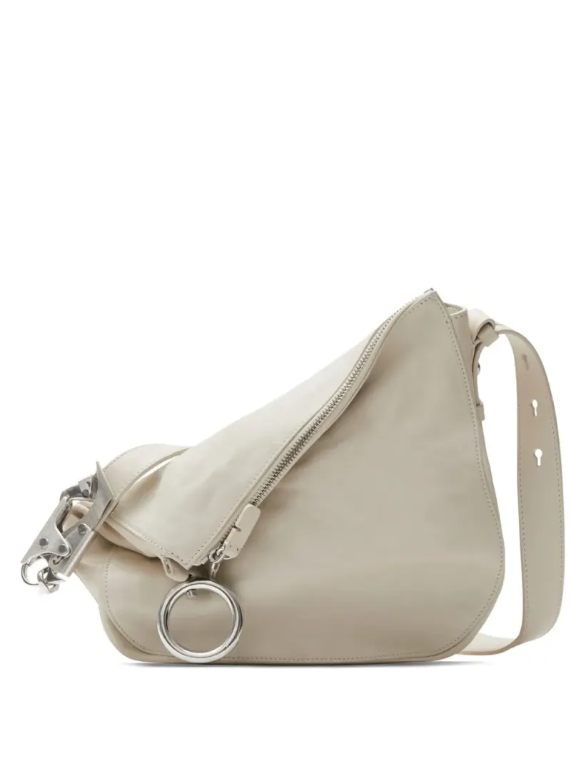 Burberry Kleine Knight Schultertasche in Nude