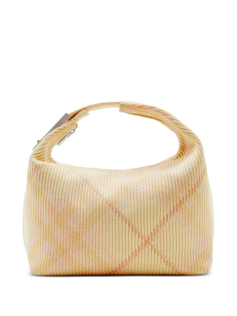 Burberry Mittelgroße Peg Duffle Schultertasche in Nude