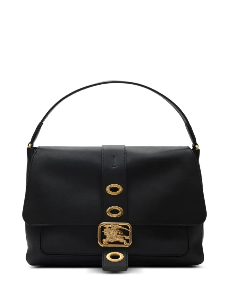 Burberry Mittelgroße Rider Tasche in Schwarz