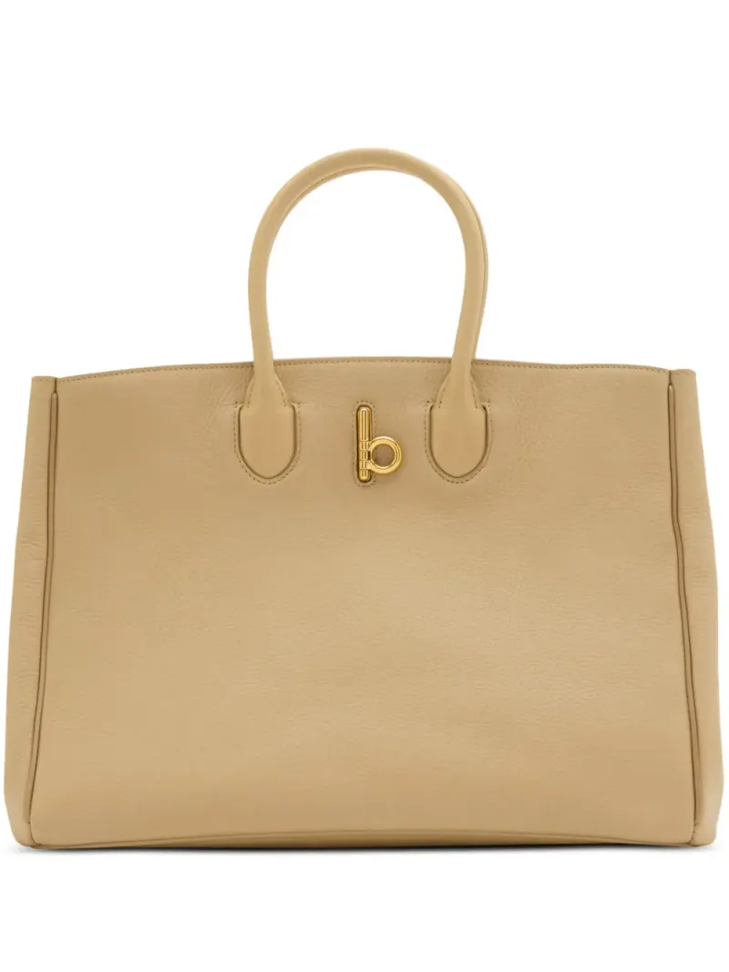 Burberry Mittelgroße Rocking Horse Tote Bag in Nude