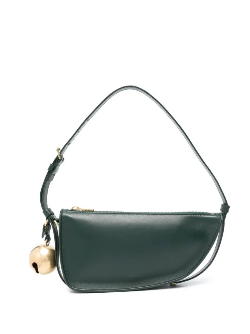 Burberry Schultertasche aus Leder in Grün