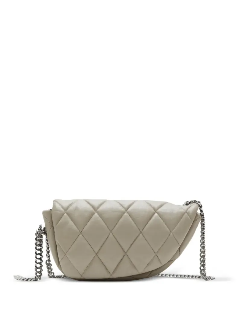 Burberry Shield Schultertasche mit Kettendetail in Nude