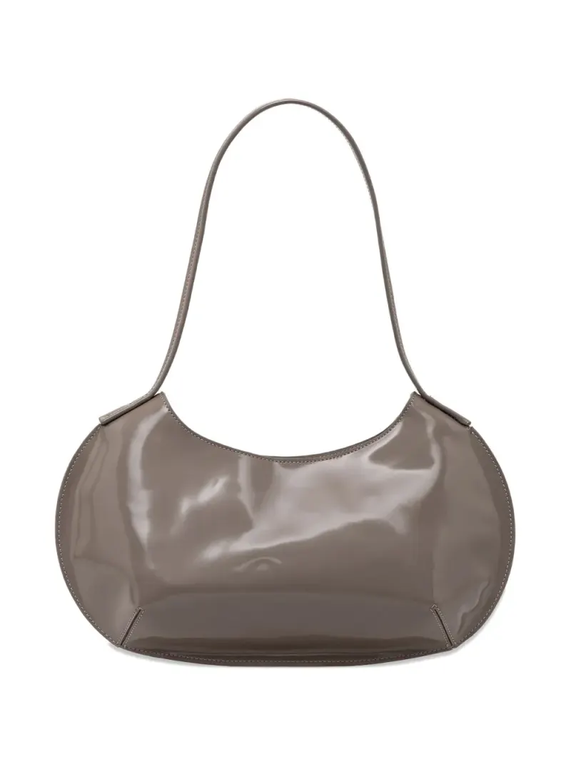 By Far Mittelgroße Horner Schultertasche aus Leder