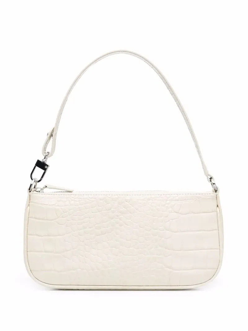 By Far Rachel Schultertasche mit Kroko-Effekt