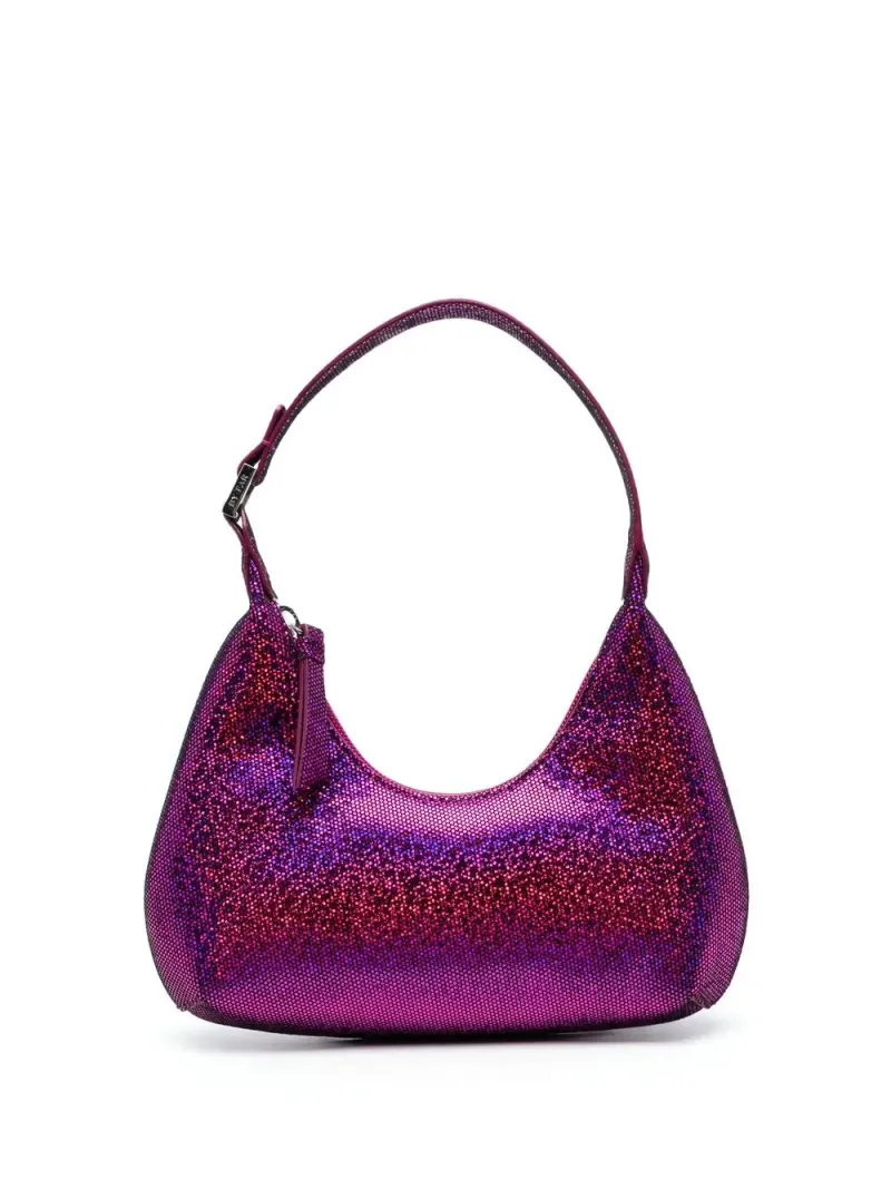 By Far Schultertasche mit Glitter in Rosa